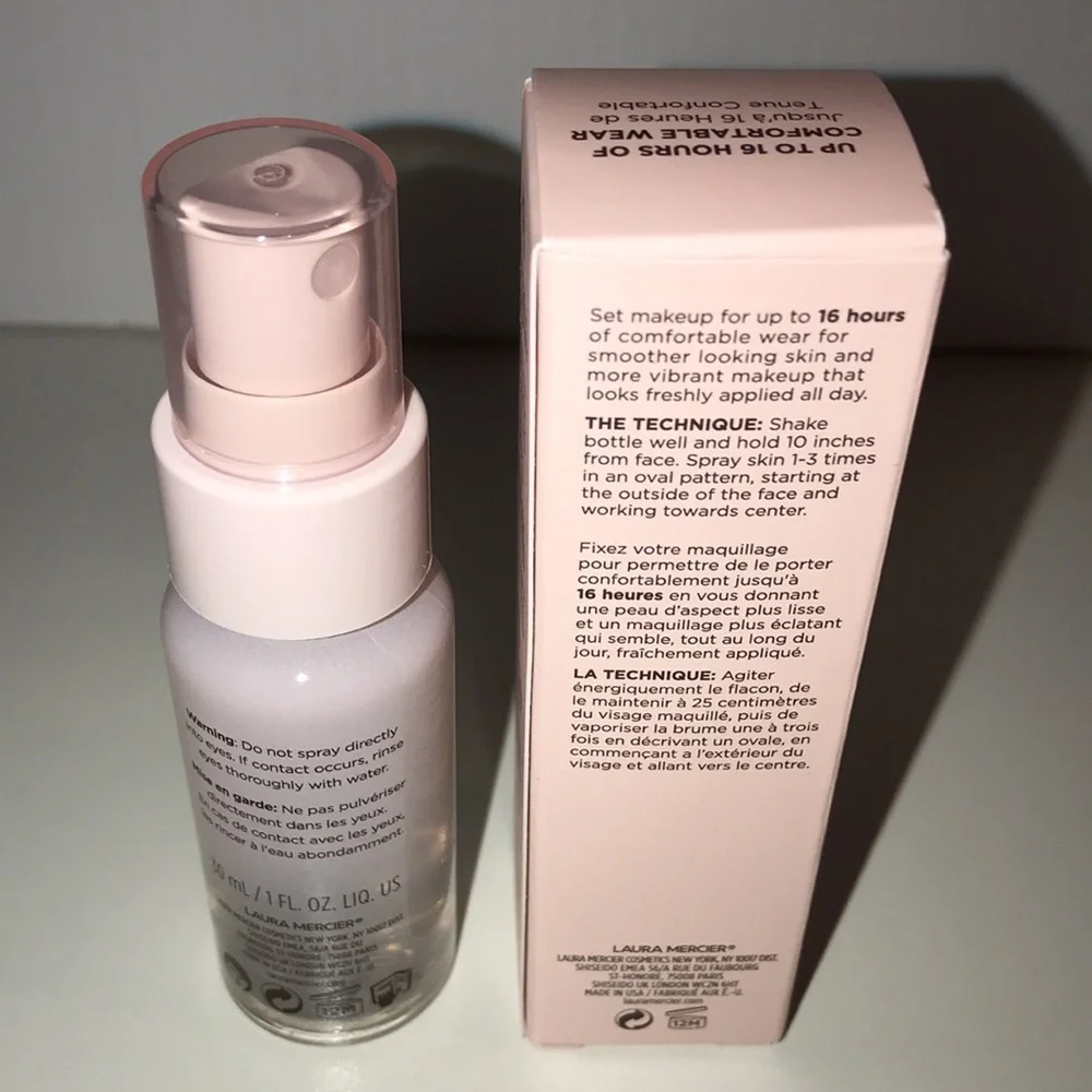 Laura Mercier translucent pure setting spray 1oz NEW